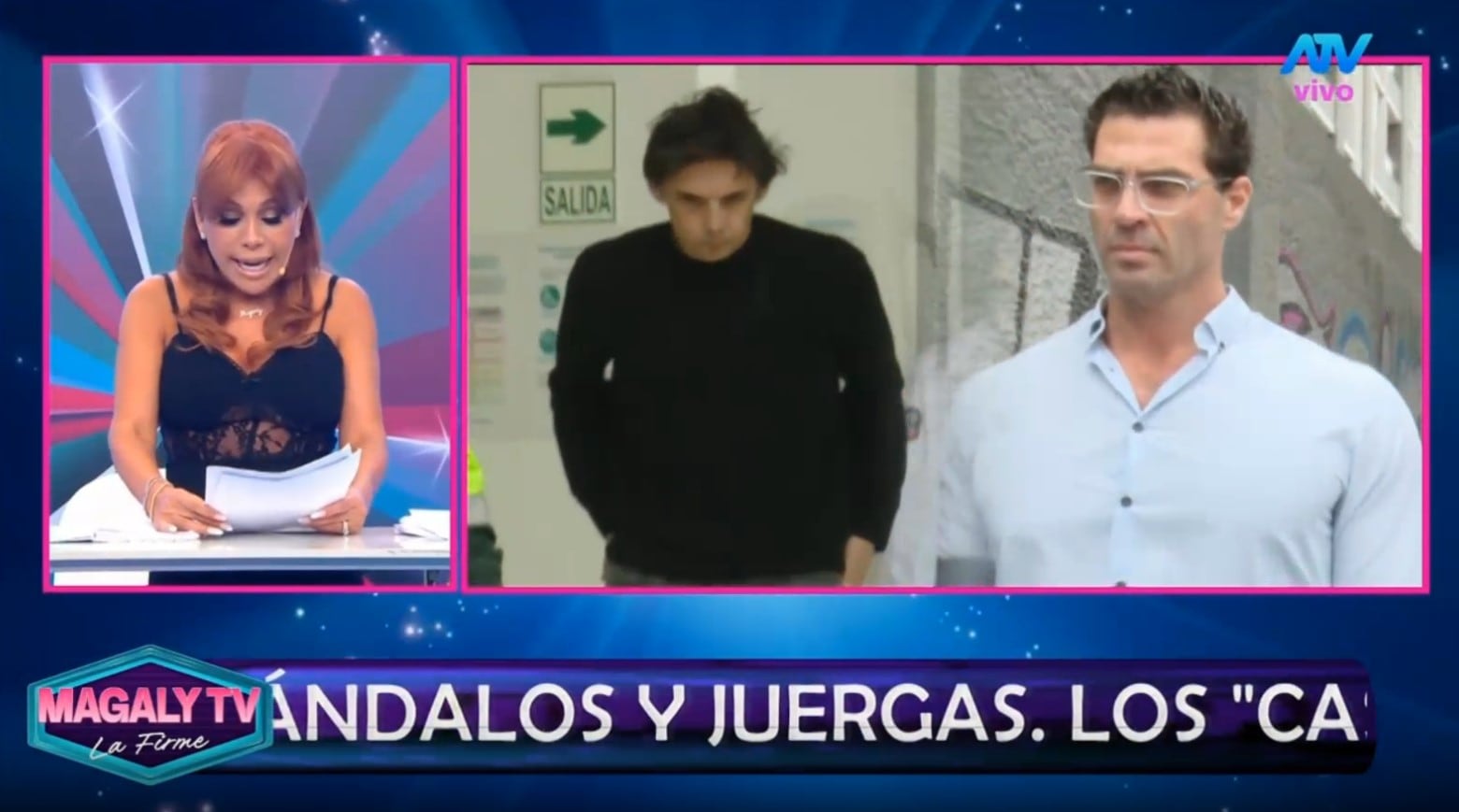 Gustavo Salcedo: Fiscalía dispone archivo de denuncia por presunto reglaje, acoso y homicidio en grado de tentativa. Captura: Magaly TV La Firme.