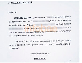 2022: el pedido de desarchivo