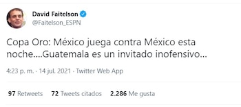 Así se expresó Faitelson en