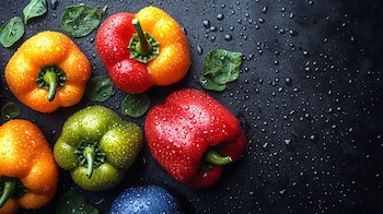 El consumo diario de morrones