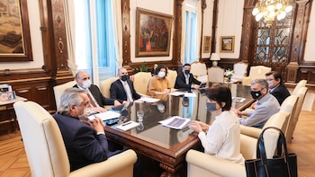 La reunión de este mediodía