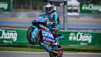 David Alonso dejó sorprendidos a todos en Moto 2: Así fue la remontada en la clasificación del GP de Aragón