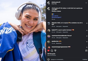 La publicación de Nicole Pérez que marcaría el final de su vínculo con Atlético Atenea. Crédito: Captura Instagram Nicole Pérez.