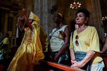 Virgen de la caridad y día de Oshún en La Habana, Cuba