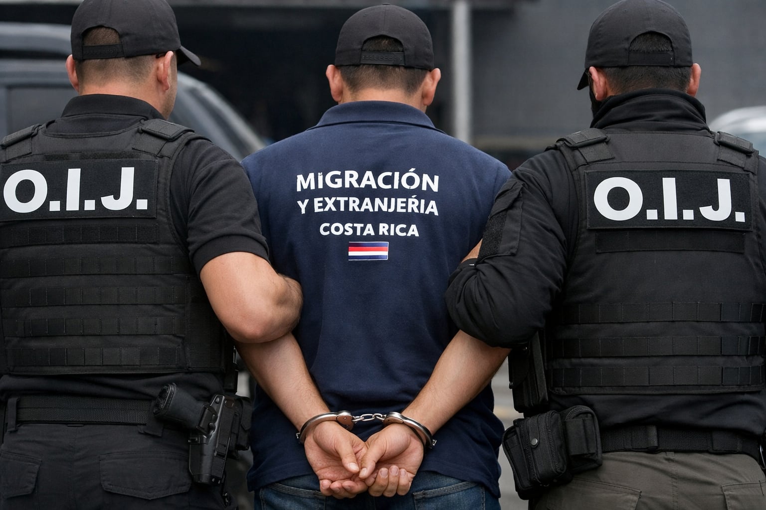 Agentes del OIJ detuvieron al sospechoso durante un operativo realizado en barrio Chapultepec, en Curridabat. (Imagen Ilustrativa Infobae)