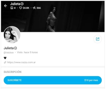 El perfil de Cazzu en