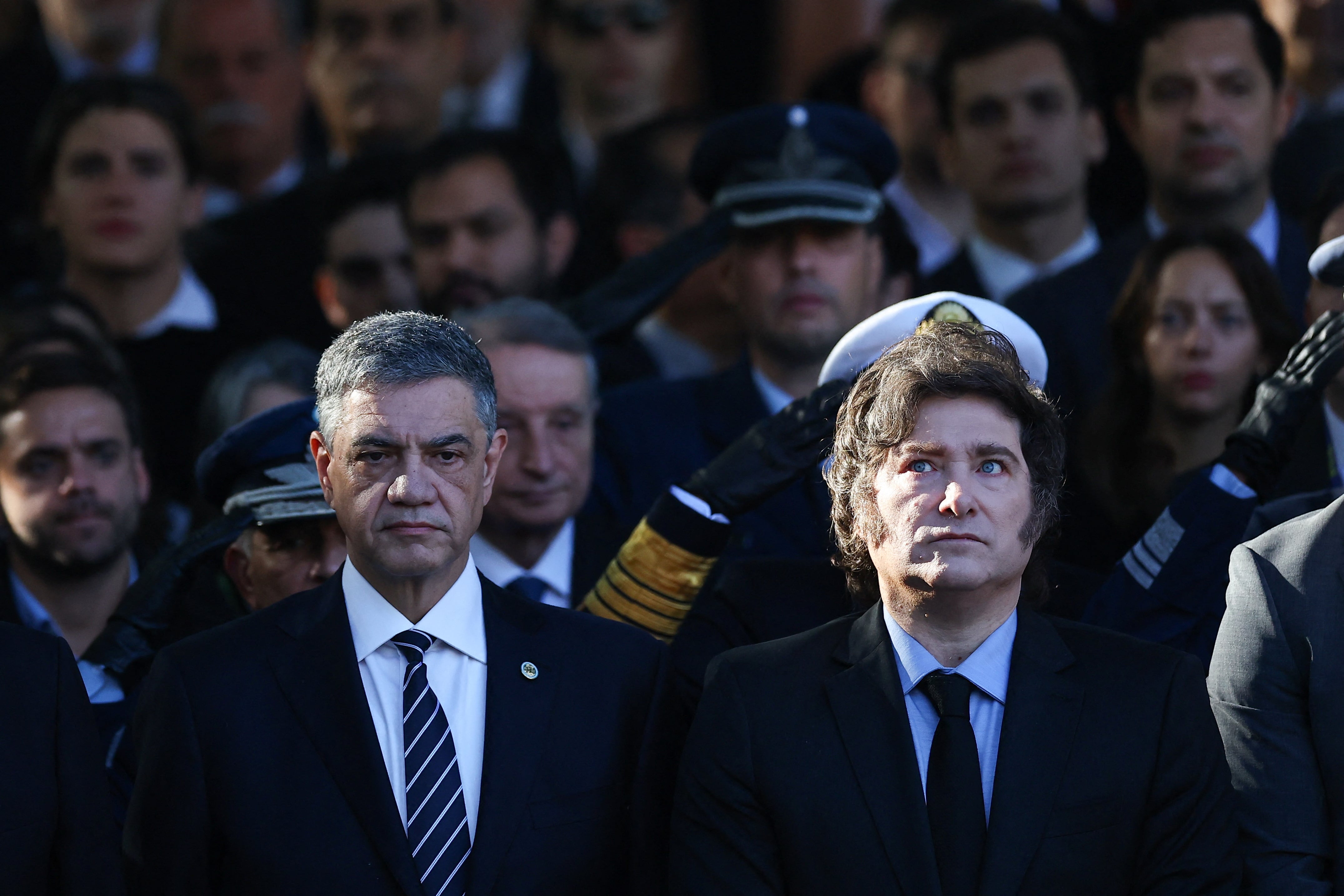 Jorge Macri y Javier Milei