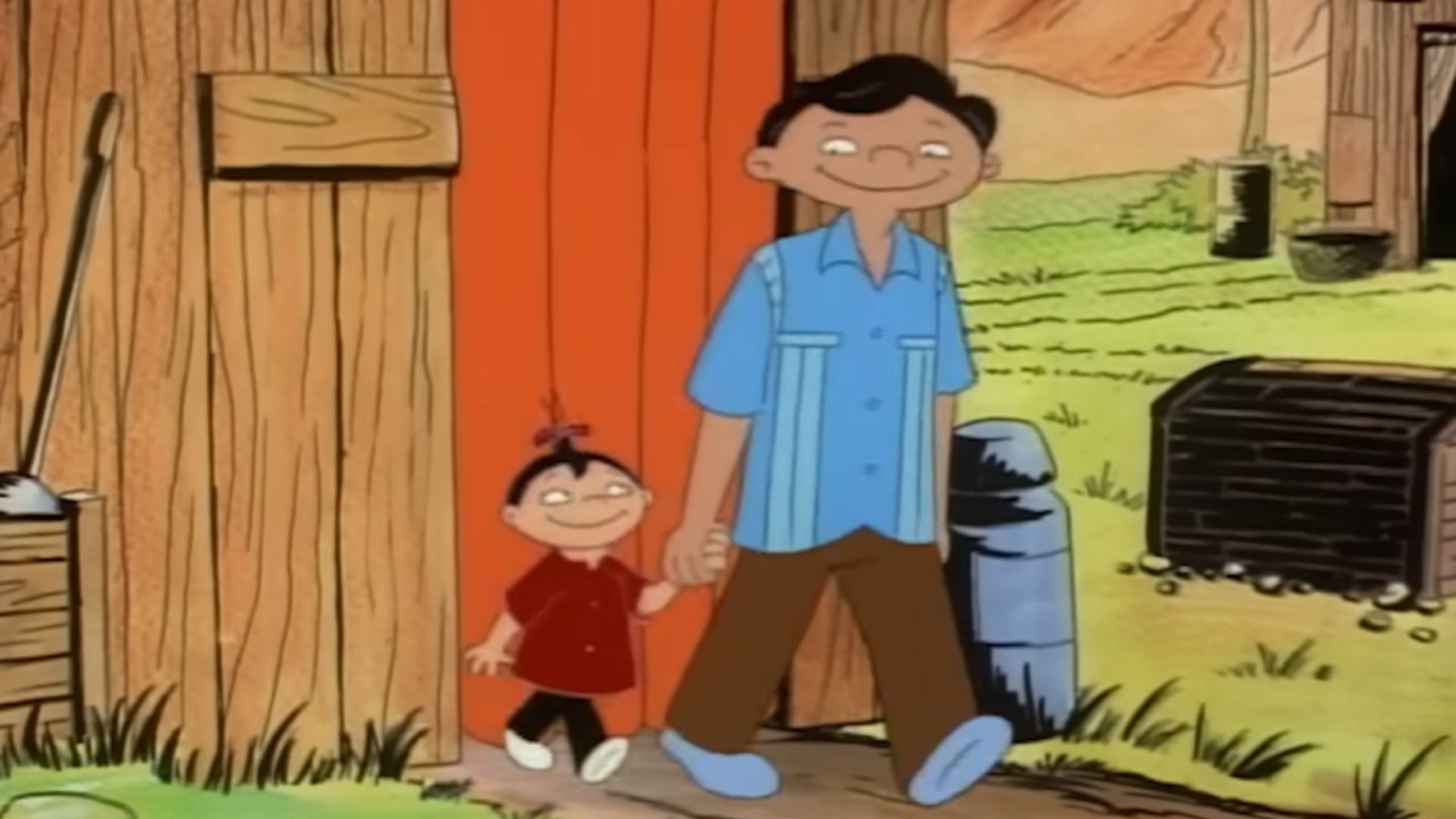 La serie abordó el abandono emocional de la familia Pataki para explicar la conducta escolar de Helga (foto: Captura de pantalla/Nickelodeon)