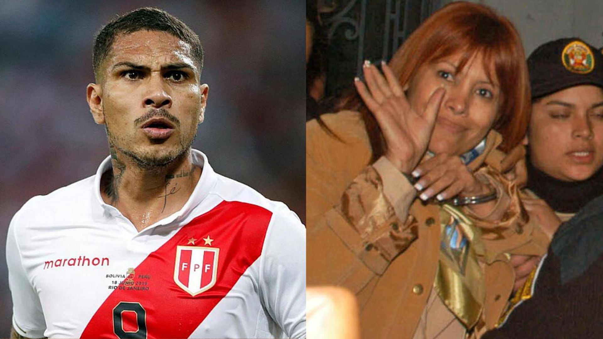 Paolo Guerrero vs Magaly Medina: el juicio que terminó con la cárcel de la periodista de ATV. (Composición Infobae)