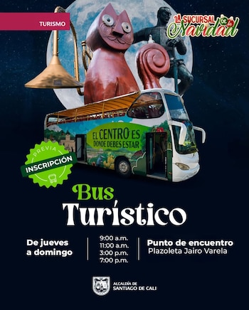 Los recorridos del bus turístico