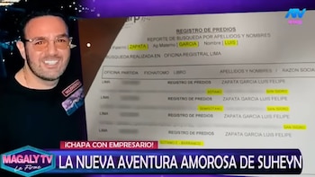 Suheyn Cipriani es captada con empresario, conocido por ser recurrido en el medio del espectaculo. Magaly TV La Firme