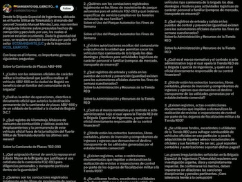 El sargento retirado Alexander Chalá Sáenz hizo pública una denuncia por presuntas irregularidades en la Brigada Especial de Ingenieros del Fuerte Militar de Tolemaida - crédito @SARGENTOCHALA / X