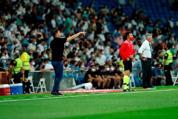 El entrenador del Celta, Eduardo
