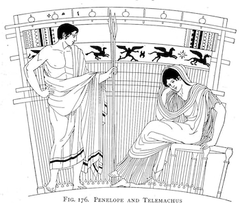 Penélope, esposa de Ulises, engaña