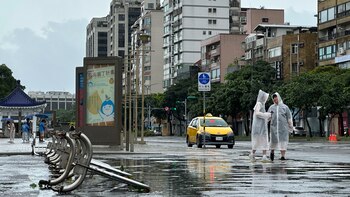 El tifón Bebinca podría tocar