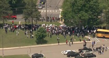 Estudiantes participaron en una huelga