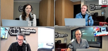 Cristina Pérez evitó opinar sobre los comentarios de su compañero de mesa tanto durante la transmisión radial como ante la prensa