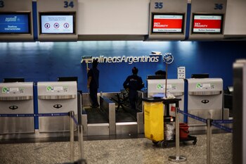 Aeroparque quedó paralizado en la