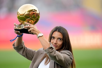 Aitana Bonmatí con su primer