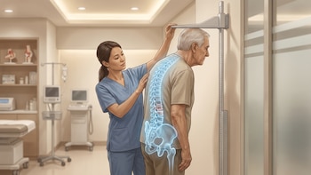 Por qué perdemos altura con la edad y cuándo puede ser señal de osteoporosis