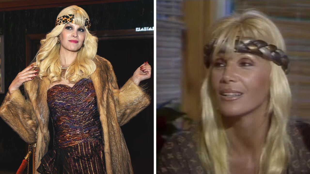 Micaela Riera como la Susana Giménez de los años 80, la compañera de escenario con quien Moria compartió los años dorados del teatro de revistas