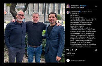 El posteo de Guillermo Panizza