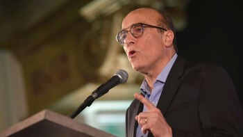 El candidato a presidente de Uruguay por el Frente Amplio, Daniel Martínez