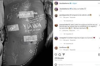 Claudia Bahamón, presentadora de 'Masterchef Celebrity' alarmó a sus seguidores sobre su estado de salud - crédito @claudiabahamon/Instagram