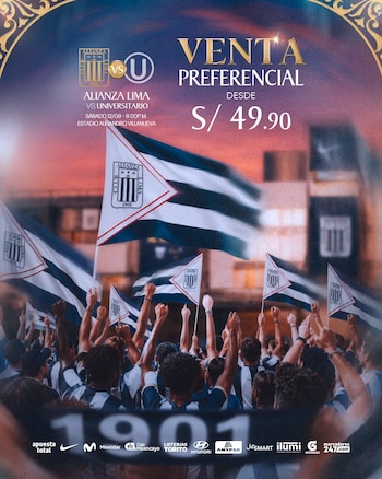 Venta de entradas para Alianza Lima vs Universitario.