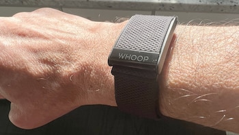 Así luce la pulsera Whoop.