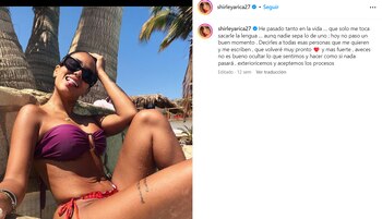 Shirley Arica y su reflexivo