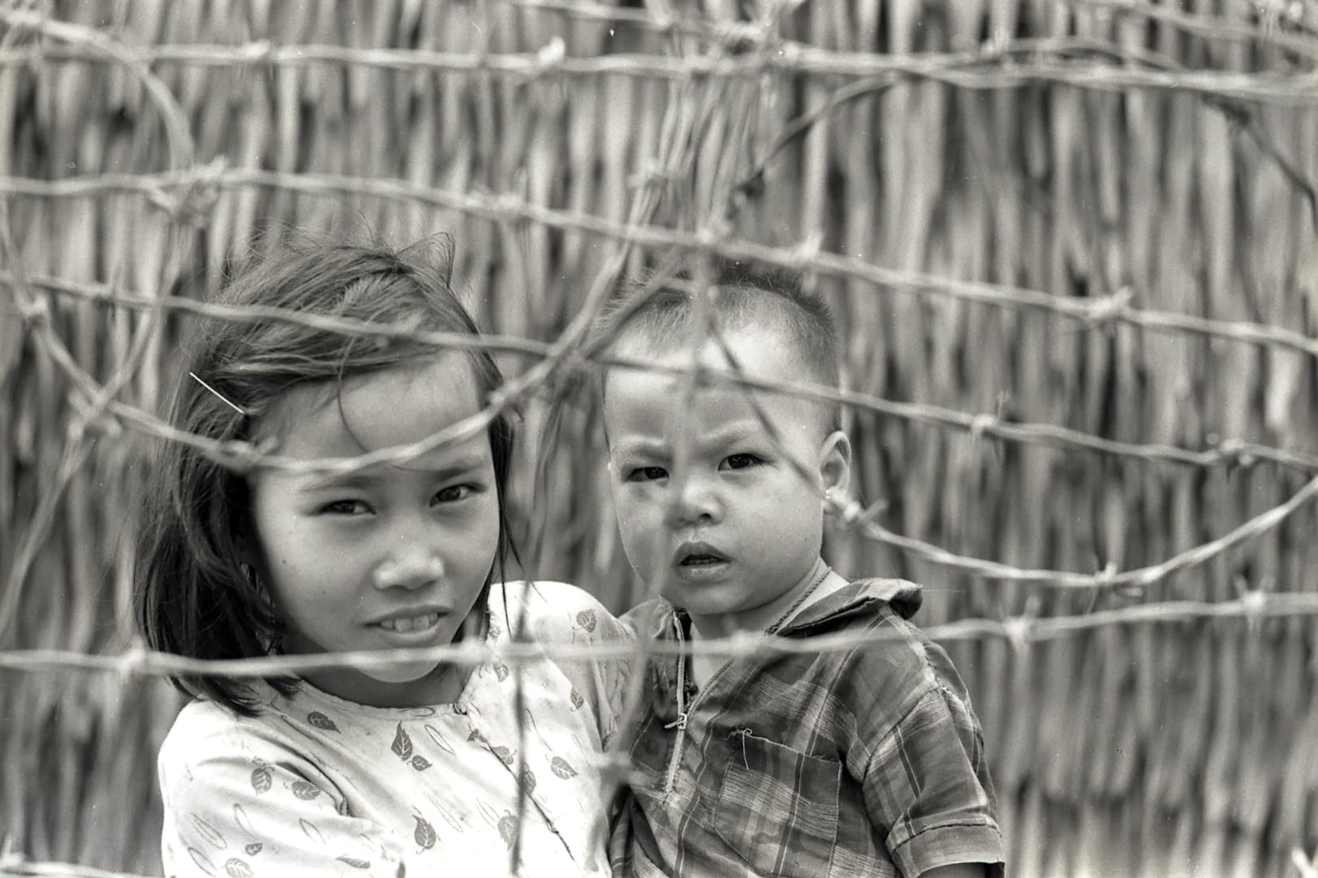 Una de las fotos del corresponsal que su familia donó para que fueran de dominio público (Ignacio Ezcurra/Biblioteca Nacional)