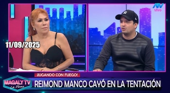 Raymond Manco en el ojo de la tormenta tras revelación de conversaciones comprometedoras. Captura: Magaly Tv La Firme.