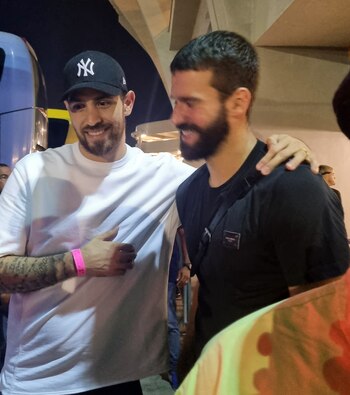 Agustín Rossi junto con