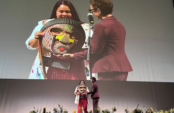 Yuly Andrea Velásquez Briceño fue distinguida como Defensora del Año por su trabajo con comunidades pescadoras del Magdalena Medio - crédito Premio Nacional a la Defensa de los Derechos Humanos en Colombia / Facebook