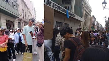 Marcha de estudiantes por Beca