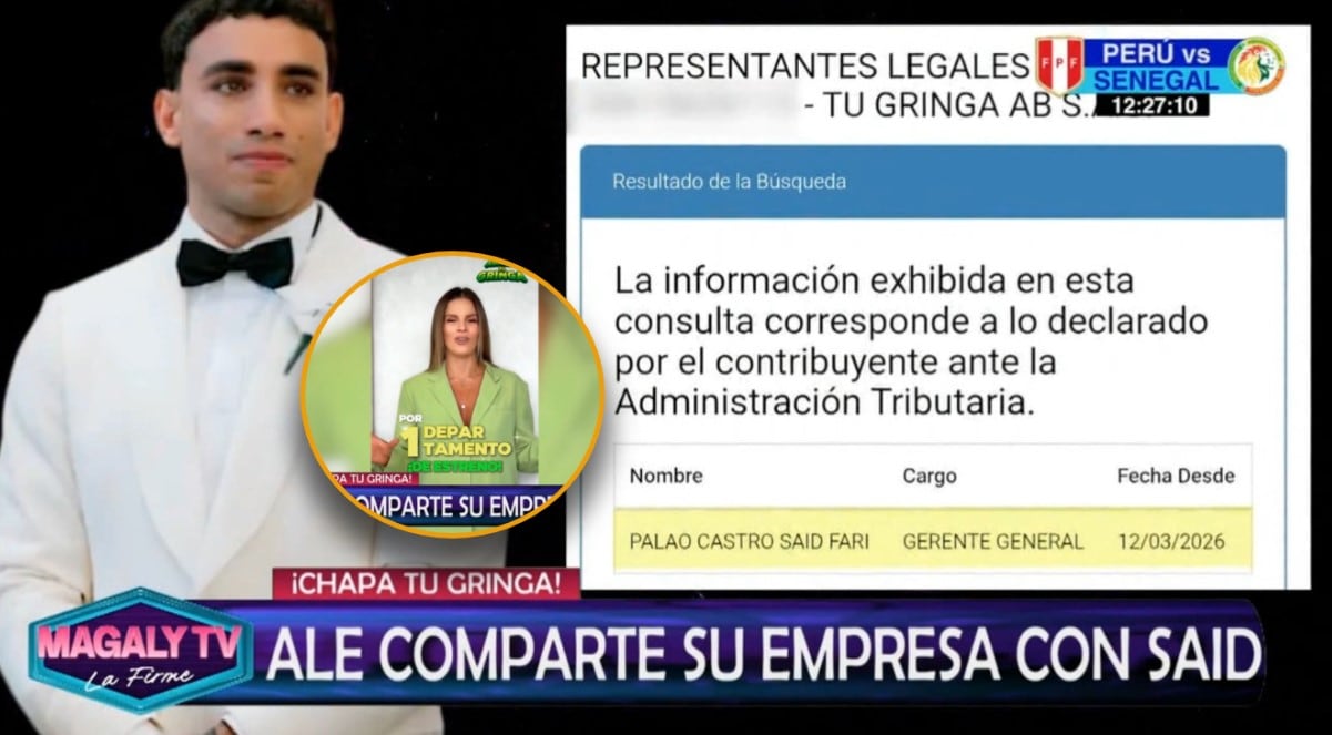 Alejandra Baigorria y Said Palao lanzan empresa juntos en pleno escándalo por ampay en Argentina: “Él es el Gerente General” Alejandra Baigorria y Said Palao lanzan empresa juntos en pleno escándalo por ampay en Argentina: “Él es el Gerente General”