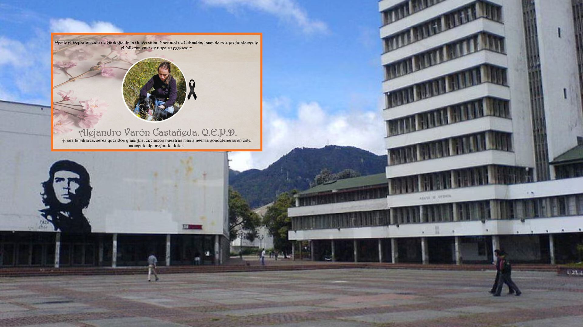 La Universidad Nacional confirmó la identidad del egresado fallecido - crédito Alcaldía de Bogotá / @bionotasun/x