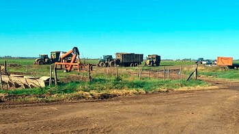 Trágico accidente en un campo