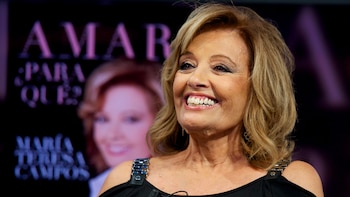 María Teresa Campos en una