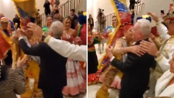 Álvaro Uribe sacó sus pasos