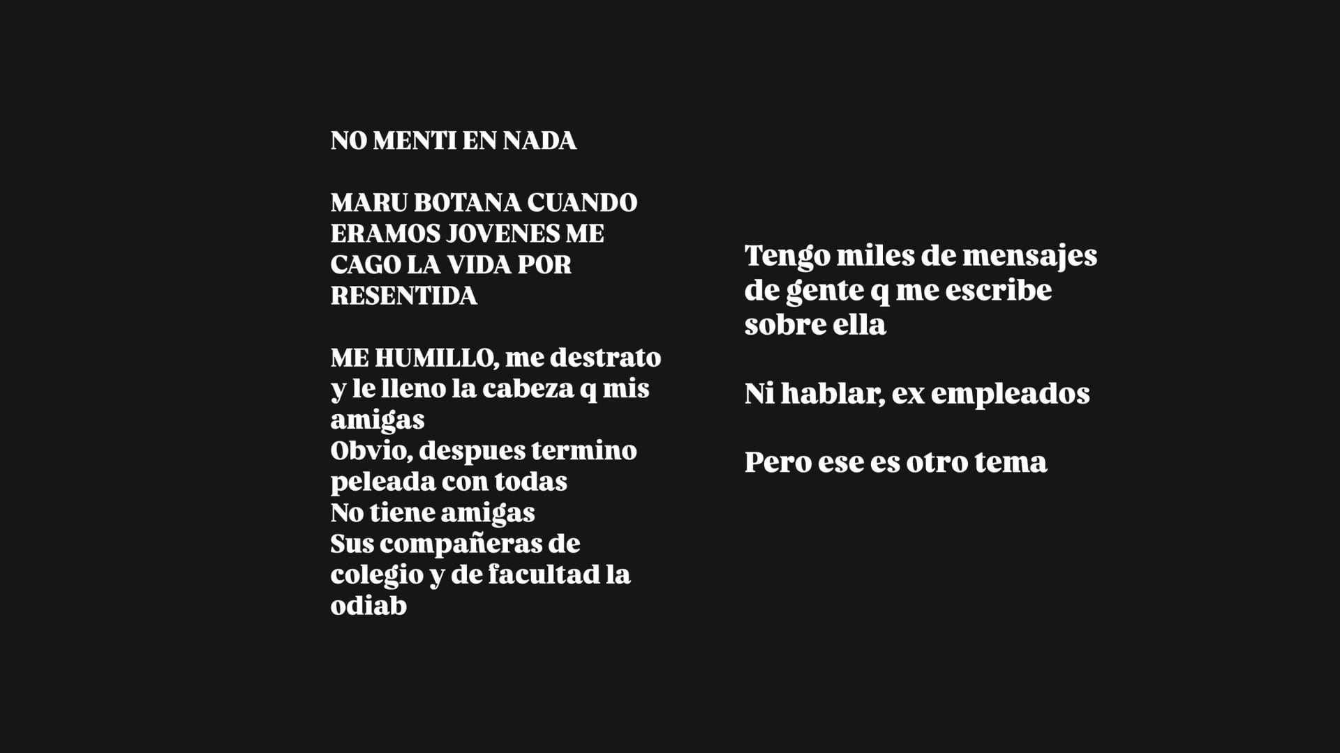 Las fuertes palabras de Yanina Latorre contra Maru Botana en marzo pasado