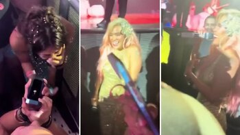 La cantante colombiana presenció una