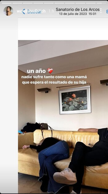 Wanda Nara mostró la intimidad