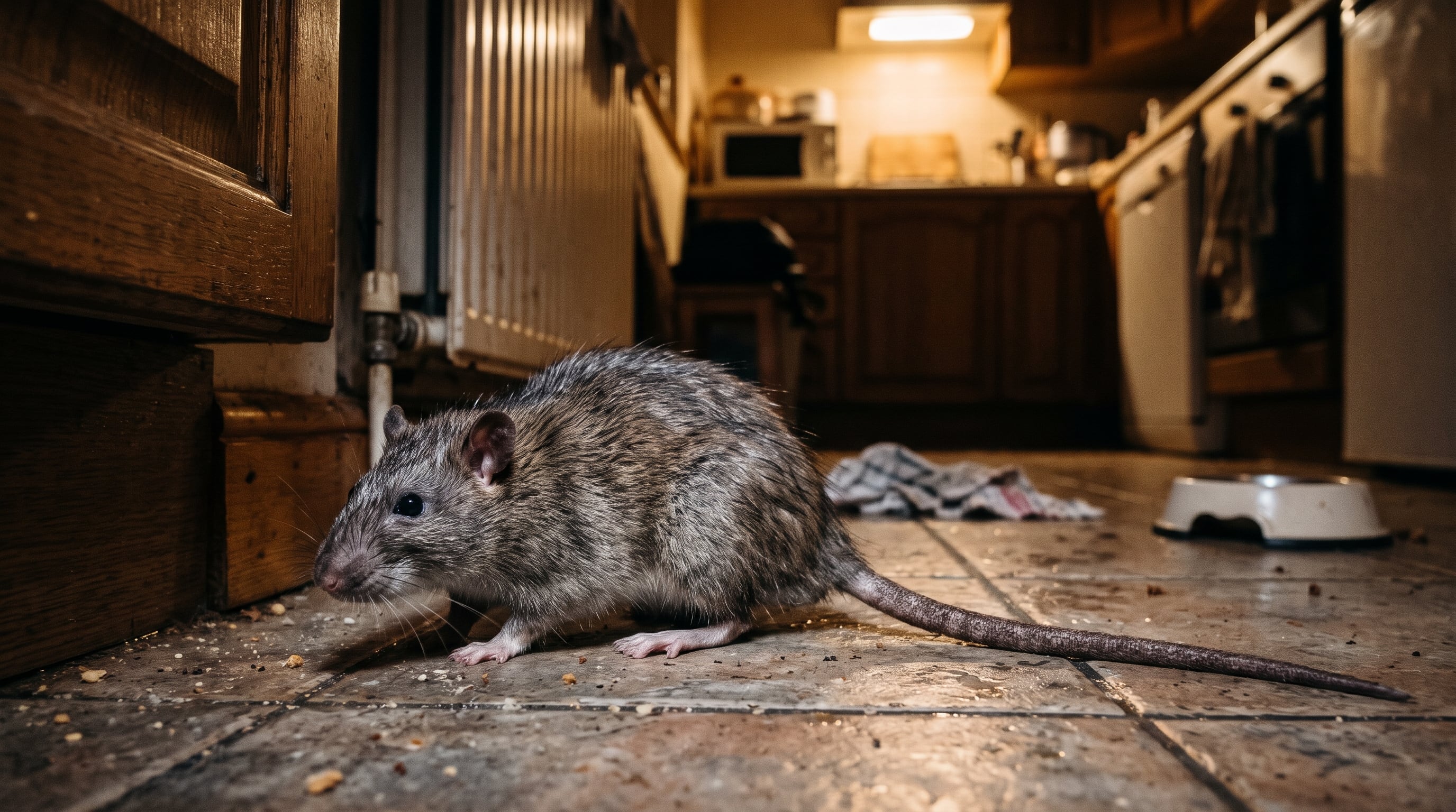 Rata noruega, una visitante frecuente en casas durante la temporada de frío