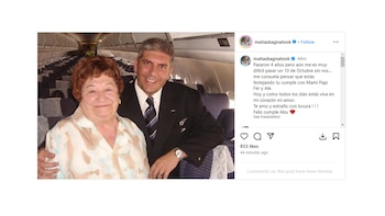 Matías Bagnato junto a su