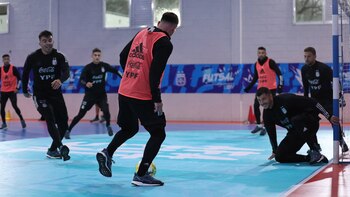 entrenamiento de la Selección Argentina