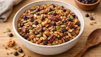 Cómo preparar granola casera saludable con chocolate: receta rica en fibra y antioxidantes