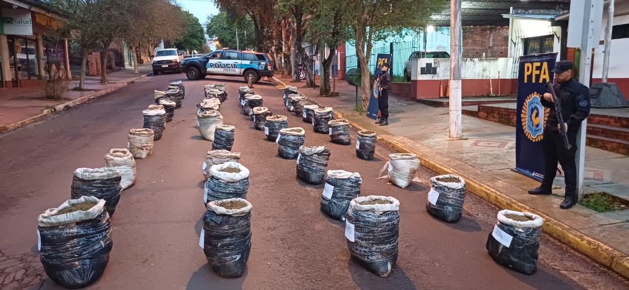 Los cargamentos incautados