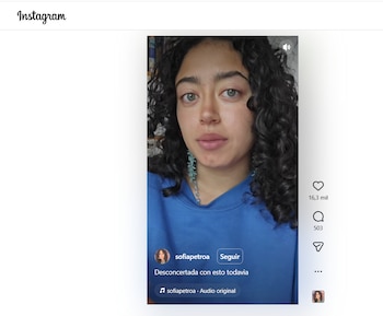 - crédito @sofiapetroa/Instagram